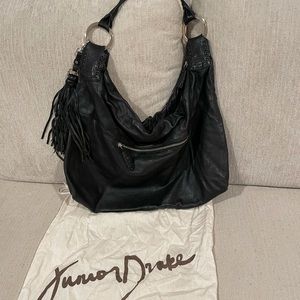 Junior Drake black purse.